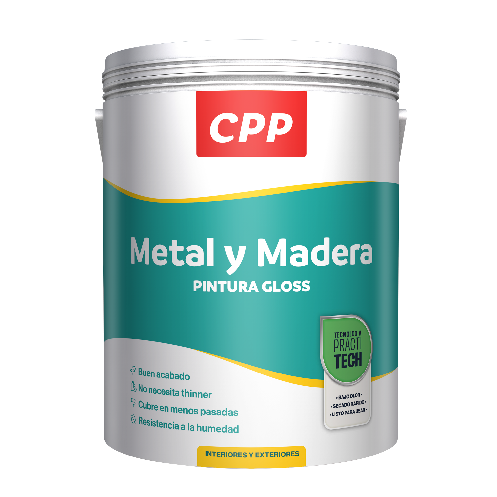 Productos, pinturas CPP, bases, látex, diluyentes, automotriz, esmaltes y óleos, METAL Y MADERA PRACTITECH, Perú