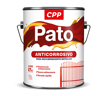 Productos, pinturas CPP, bases, látex, diluyentes, automotriz, esmaltes y óleos, ANTICORROSIVO PATO, Perú