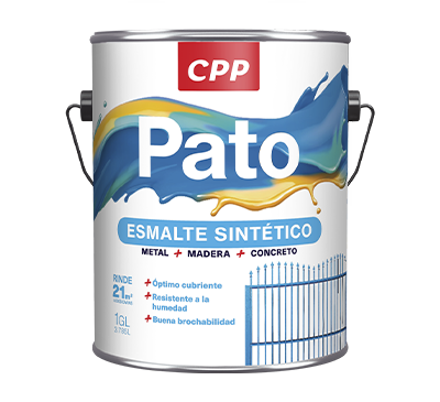 Productos, pinturas CPP, bases, látex, diluyentes, automotriz, esmaltes y óleos, Esmalte Sintético Pato, Perú